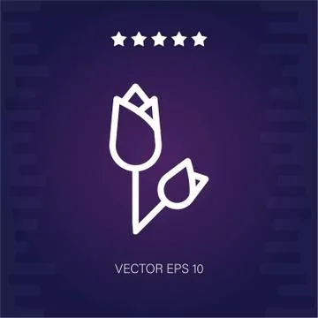 Bouquet vector icon Stock Illustration