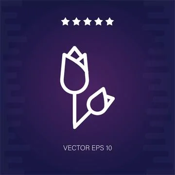 Bouquet vector icon Stock Illustration