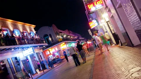 Bourbon Street Stock Footage 46627215