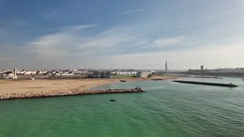 Bouregreg River Between Rabat and Salé, Morocco December 10, 2025 Stock Footage 324892705
