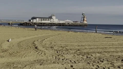 Bournemouth Beach And Pier Video stock 240478843