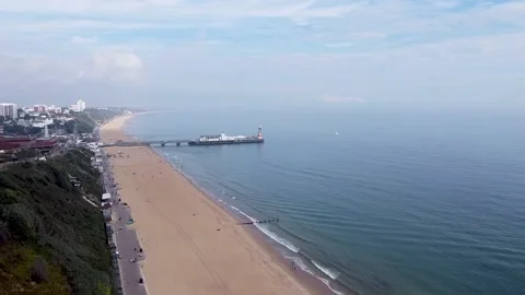 Bournemouth Beach Stock Video Footage | Royalty Free Bournemouth Beach ...