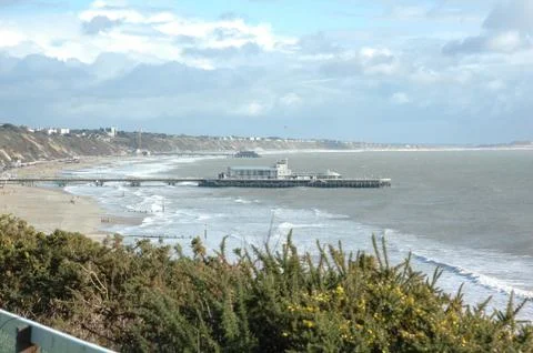 Bournemouth Beach &amp; Pier Stock Photos