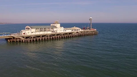 Bournemouth   Pier revealed shoot  Stock Footage 83692455