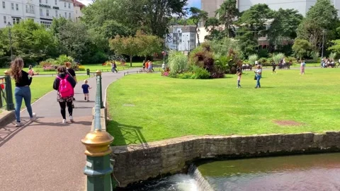 Bournemouth Gardens Stock Video Footage | Royalty Free Bournemouth ...