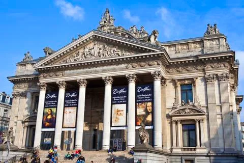Bourse in Brussels Stock Photos