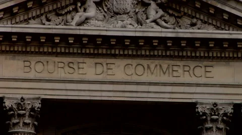 Bourse de Commerce de Paris, Commodity exchange Stock Footage 47533042