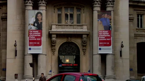 Bourse de Commerce de Paris, Commodity exchange Stock Footage 47533051