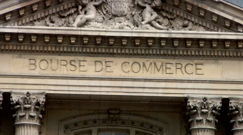 Bourse de Commerce de Paris, Commodity exchange Stock Footage 47533055