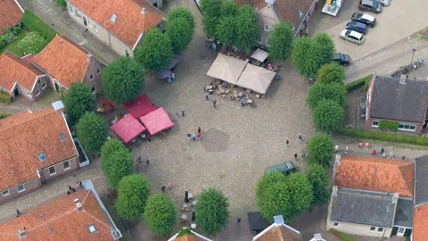 Bourtange by drone Stock Footage 281263112