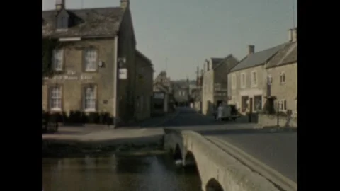 Bourton on the water Stock Footage 253111564