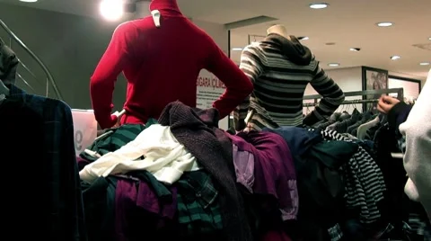 Boutique clothier Stock Footage 7744003