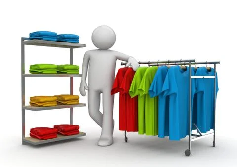 Boutique consultant - workers collection Stock Illustration