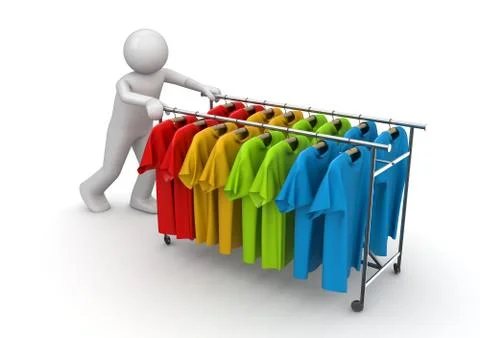 Boutique mover - workers collection Stock Illustration