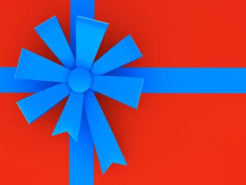 Bow 3d Illustrazione stock