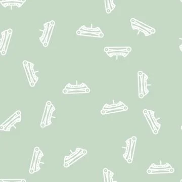 Bow for aiming line vector seamless pattern Stock Illustration