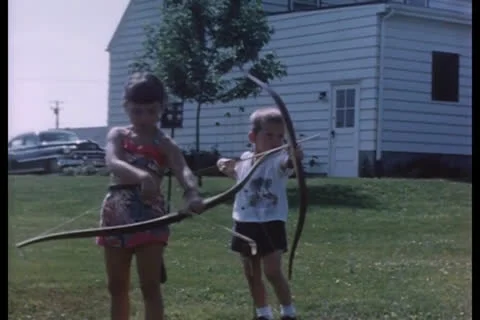 Bow and Arrow Stock Footage 24827549