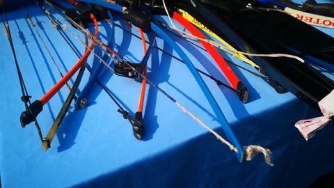 Bow and arrow Stock Footage 107189874