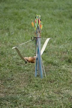 Bow and Arrows. Foto stock
