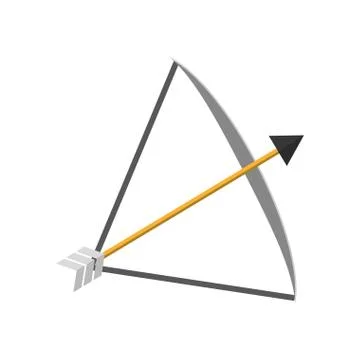Bow arrow equipment Stock Illustration