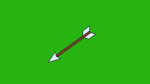 bow arrow icon animation.4K motion anima... | Stock Video | Pond5