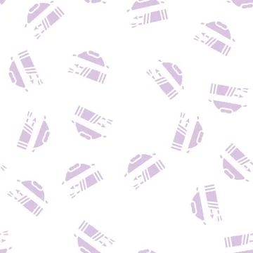 Bow with arrows glyph vector seamless pattern Stockillustratie