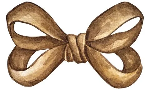 Bow biege Stock Illustration