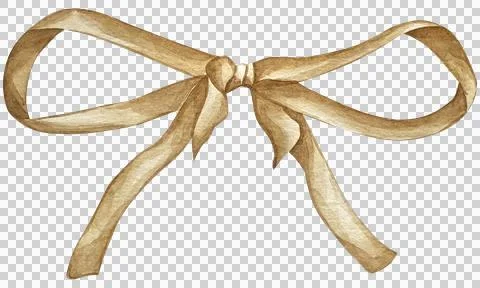 Bow biege  small Stock Illustration