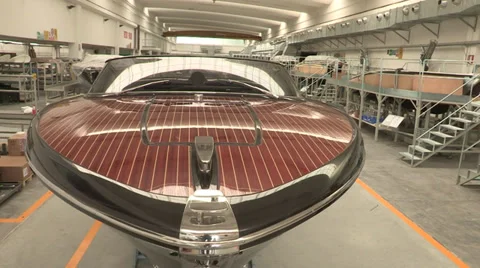 Bow of a boat Stock Footage 32043103