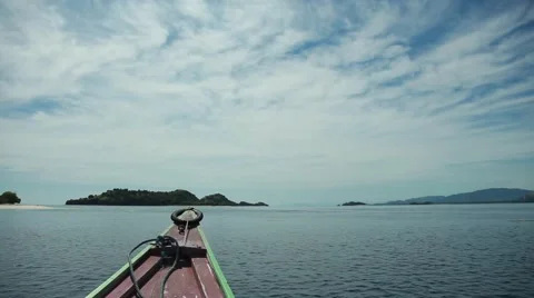 Bow of the boat Stock Footage 44917126