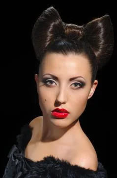 Bow coiffure Stock Photos