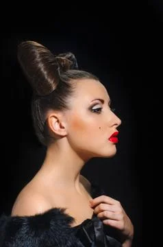 Bow coiffure Stock Photos