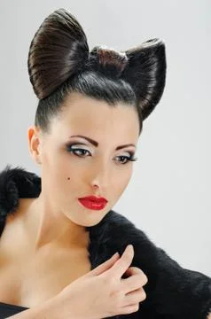 Bow coiffure Stock Photos