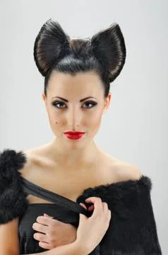 Bow coiffure Stock Photos