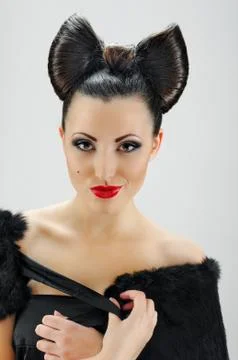 Bow coiffure Stock Photos