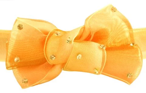 Bow covered with crystals Stock Photos