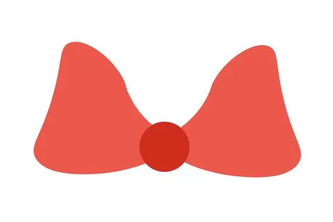 Bow for decorating a dog or cat. Accessories for pets. Shop concept. Stock Illustration