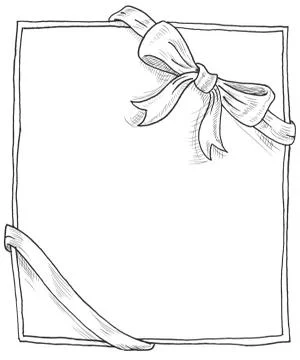 Bow doodle Stock Illustration