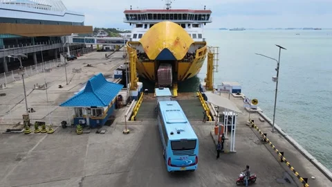 Bow - Embarking Process Stock Footage 148304943