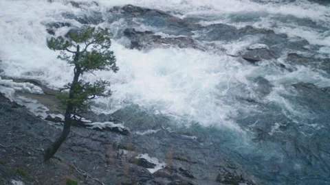 Bow Falls Banff Stock Footage 246878204