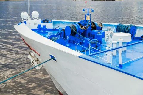 Bow of a ferry ship Stock Photos