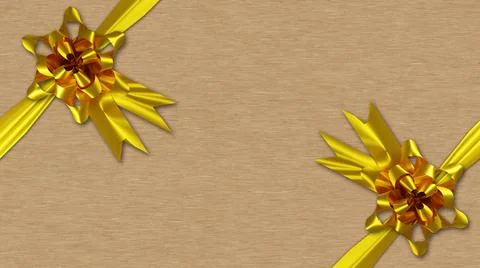 Bow gift box packaging - 3D illustration. 스톡 일러스트