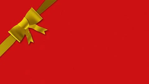 Bow gift box packaging - 3D illustration. 스톡 일러스트