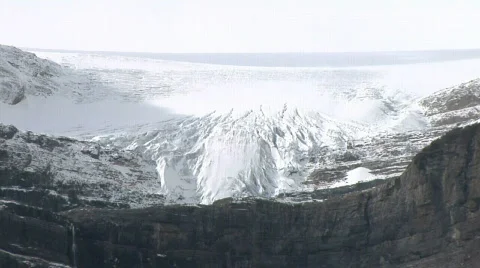 Bow Glacier CU static Stock Footage 147277