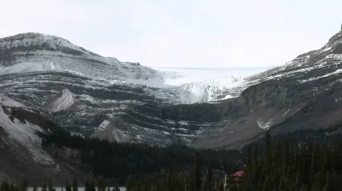 Bow Glacier MS static Stock Footage 147315