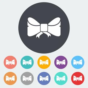 Bow icon Stock Illustration