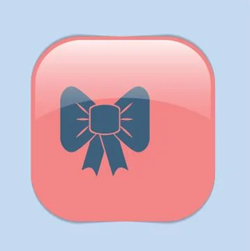 Bow icon Stock Illustration