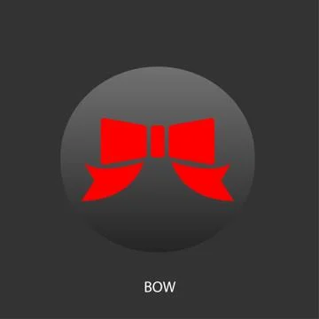 Bow icon Stock Illustration
