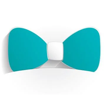 Bow icon paper Stock Illustration