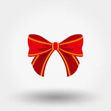 Bow. Icon. Vector. Flat. Stock Illustration